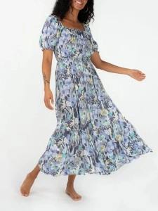 2024 Women's Vacation Printing Dress