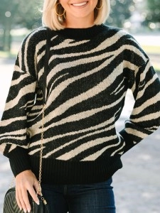 Brown Zebra Sweater Brown Zebra Sweater