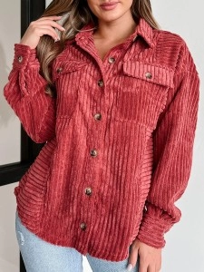 red corduroy pocket jacket red corduroy pocket jacket
