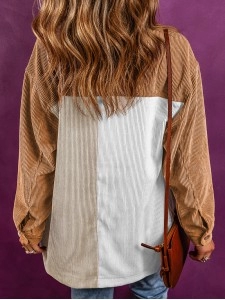Corduroy color matching loose cabin